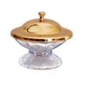  Ablution Cup | Beveled Glass Base 